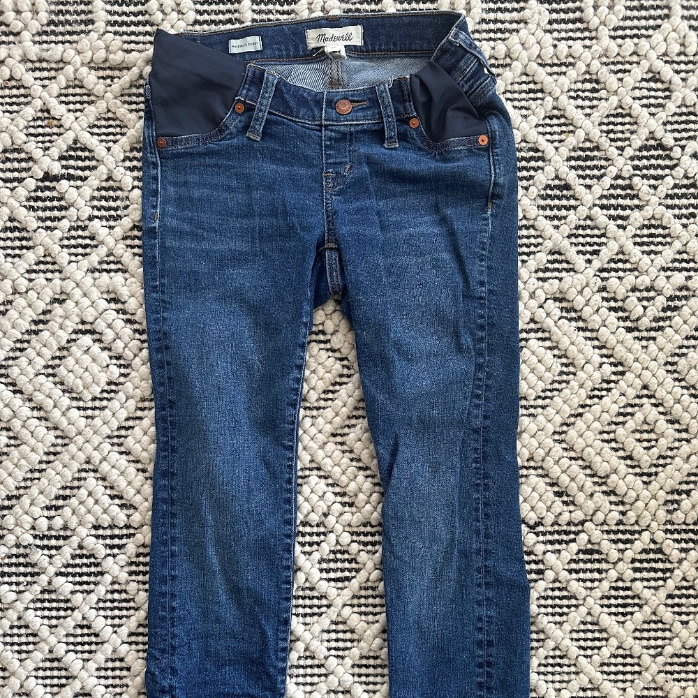 Madewell Maternity Side Panel Skinny Jeans